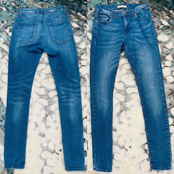 FOREVER 21 DENIM SKINNY JEANS Jeggings Size 26 - Picture 4 of 8